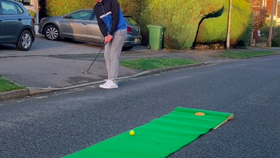 Is your golf course waterlogged? Why not try STREET GOLF?